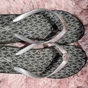Michael Kors Signature Flip Flops